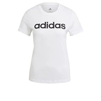 Thumbnail for adidas Damen Essentials Slim Langarm T-Shirt, White/Black, im Sale