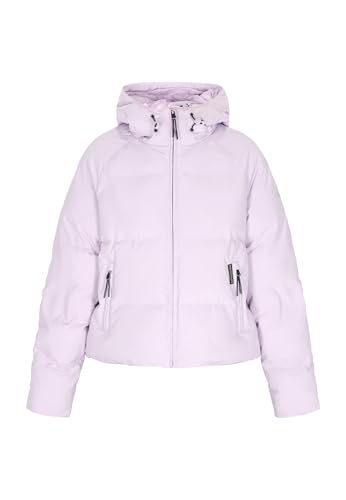 Schmuddelwedda Damen Winterjacke Langarm Reißverschluss Tasche Freizeit, , Dunkelviolett im Sale