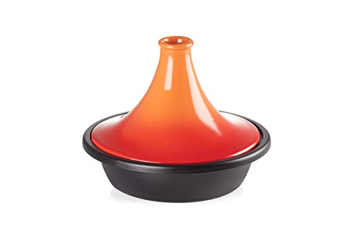 Le Creuset Gusseisen-Tagine, Rund, Ø 31 cm, Für alle Herdarten, Induktion und Backofen geeignet, Ofenrot 25138310900422 im Sale