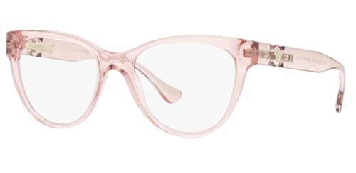 Versace VE3304-5339 Brillenrahmen, transparent, mit Demo-Objektiv, 53 mm, Rosa, transparentes pink, 53/18/140 im Sale