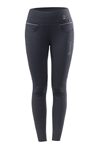 Cavallo Liz Reitleggings Grip 04342 Shadow Grey, Shadow Grey, 16, Schwarz im Sale