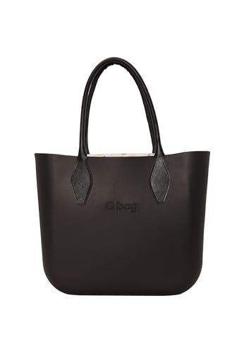 O bag - Shopper Tasche Thermoplastische Verbindung, schwarz (31 X 39 X 14 cm) im Sale