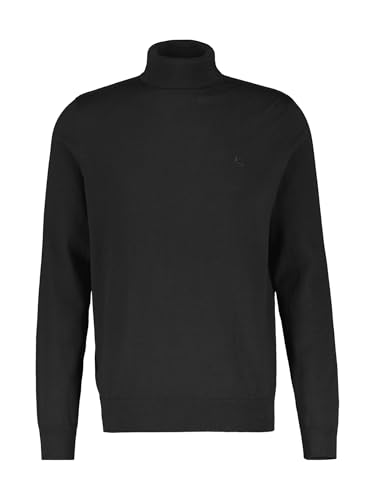 LERROS Herren Rollkragen-Strickpullover Black im Sale