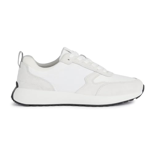 Geox Herren U VOLPIANO A Sneaker, OFF WHITE/WHITE, 43 EU