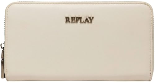 Replay Damen Portemonnaie mit Münzfach, Weiß (Opt White 001), Onesize im Sale