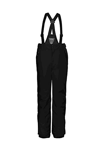 Killtec Mädchen Ksw 77 Grls Pnts Funktionshose Skihose mit abzippbaren Latz Schneefang und Kantenschutz, Schwarz, 152 EU im Sale