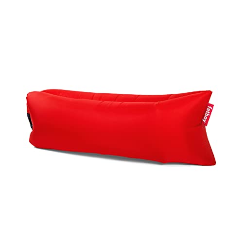 Fatboy Lamzac 3.0 Inflatable Sofa Lounger - Inflatable Chair for Adults & Kids - Camping Sofa - Blow Up Sofa - Lazy Air Sofa Bed - 200 x 90 x 50 cm - No Pump Needed - In & Outdoor Use - Red im Sale