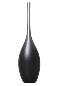 Thumbnail for VIVANNO Bodenvase Standvase f. Deko-Zweige Fiberglas Silber Schwarz Chantal 120 im Sale