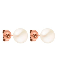 Thumbnail for PURELEI Pearl Ohrringe (Roségold) – Damenohrringe aus langlebigem Edelstahl – Wasserfeste Ohrringe Damen – 1,56 cm Durchmesser – Modeschmuck für deinen individuellen Look im Sale