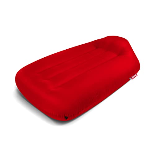 Fatboy Lamzac Aufblasbares Sofa/Sitzsack/Sofa | Rot Hängematte mit Luft gefüllt | für den Außenbereich Strand, Garten oder Pool | 195 x 112 x 50 cm im Sale