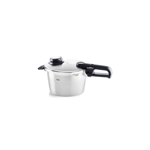 Fissler Vitavit Premium / Schnellkochtopf (4,5 L, Ø 22 cm) Edelstahl-Dampfkochtopf,4-Garstufen, inkl. Einsatz - Induktion, Silber im Sale