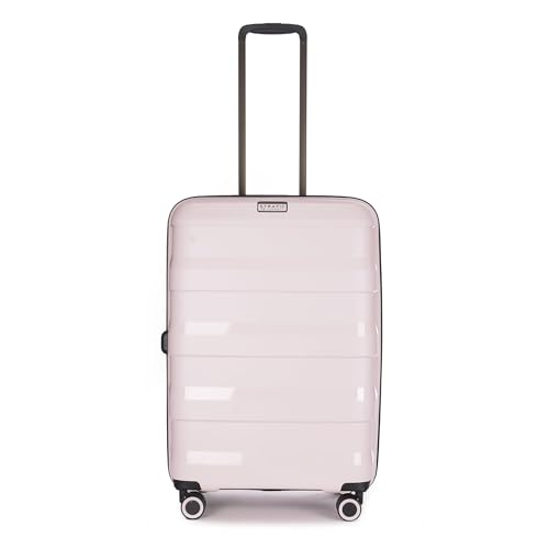 Stratic Straw + Hartschalen-Koffer Trolley Koffer groß Reisekoffer, nachhaltig, 4 Rollen, erweiterbar, TSA-Schloss ( im Sale