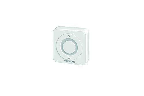 Hörmann Innentaster WLAN (zur Steuerung von Garagentor-Antrieben über Apple Home Kit-System, LED-Anzeige, für SupraMatic/ProMatic) 4511628, weiß