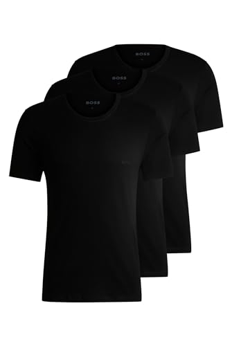 BOSS Herren T-Shirt Rn 3p Co T Shirt, New - Black1, L EU im Sale