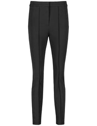 Thumbnail for Taifun Damen Stretchhose Skinny unifarben leicht verkürztes Bein Schwarz 44 im Sale