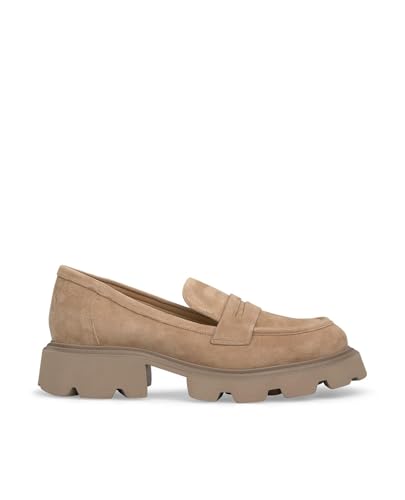 Alma en Pena. Flache Schuhe für Damen., Camel, 39 EU im Sale