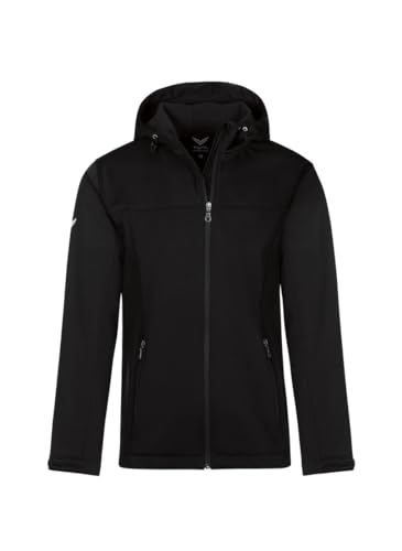 Trigema Herren Softshell-Kapuzen Jacke, Schwarz (schwarz 008), XXX-Large (Herstellergröße: XXXL) im Sale