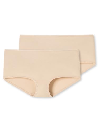 Schiesser Damen 2 Pack Panty Shorts Bio Baumwolle - 95/5 Organic Unterwäsche, Haut_174386, EU im Sale