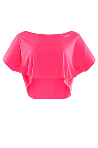 WINSHAPE Damen Functional Light Cropped Dance-top Dt104 T-Shirt, Neon-pink, EU im Sale