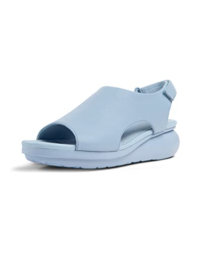 Camper Damen Balloon-K201481 Wedge Sandal, Blau 005, EU im Sale