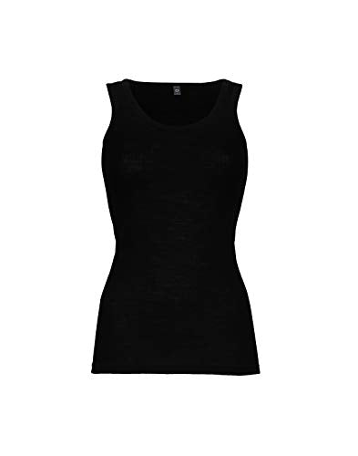 Dilling Damen RIPP Top aus 100% Bio-Merinowolle Schwarz 40 im Sale