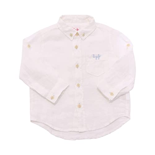 Il Gufo 8580AP Camicia Bimbo Boy Kids Linen Shirt-9 Months im Sale