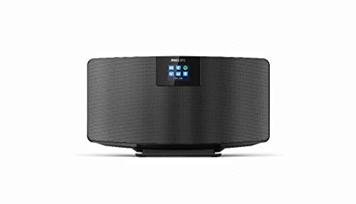 Philips M2805/10 Internetradio, DABPlus Radio (WiFi, Mehrfach-Bluetooth, Spotify Connect, Alarmfunktion, Stereosound, TFT-Display, Schlankes Design), Schwarz, 400 x 223 x 102 mm im Sale