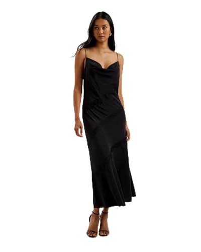 Ted Baker Damen WMD-AMBATO-Lace Insert Cowl Neck Midi Dress Formales Abendkleid, Black, 42 im Sale