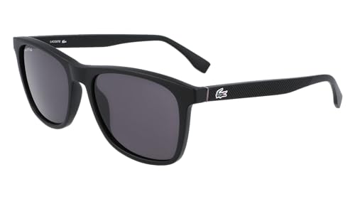 Lacoste Herren L860s 002 56 Sonnenbrille, Schwarz (Matte Black), Einheitsgröße EU im Sale