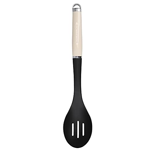 KitchenAid Nylon Slotted Spoon – Almond Cream im Sale