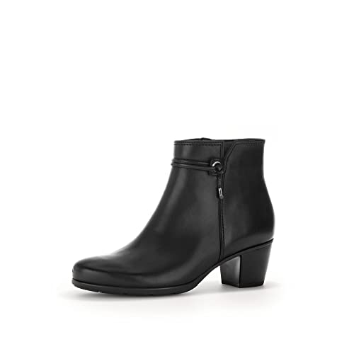 Gabor Damen Ankle Boots, Frauen Stiefeletten,Wechselfußbett,Best Fitting,Stiefel,Bootee,Booties,halbstiefel,Kurzstiefel,schwarz,38 EU / 5 UK im Sale