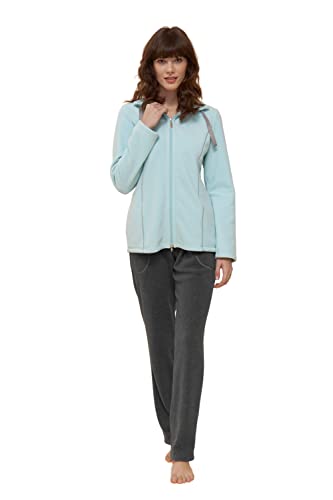 Rösch Damen Hausanzug aus Fleece 2-teilig 1884169 48 c11687 im Sale