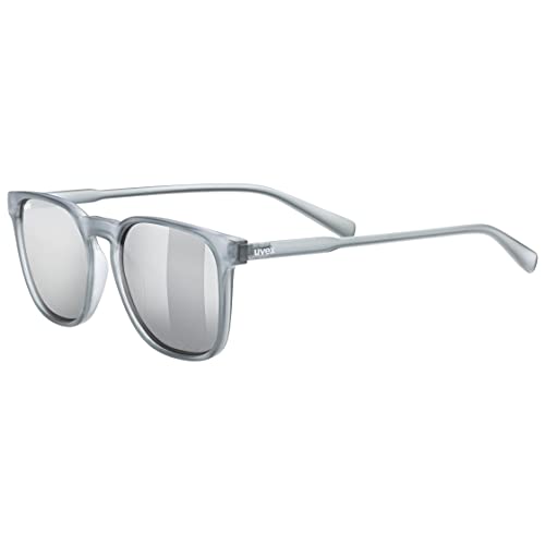 uvex LGL 49 P - Sonnenbrille für Damen und Herren - polarisiert - verspiegelt - smoke matt/silver - one size im Sale