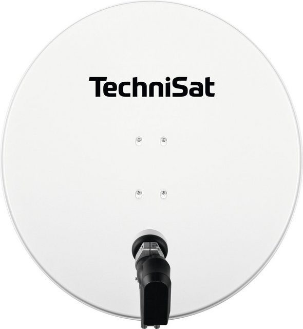 TechniSat SATMAN 850 PLUS mit 40 mm Quattro-Switch-LNB SAT-Antenne (85,00 cm, Aluminium, pulverbeschichtet, 1 Orbitposition, inkl. 40 mm Quattro-Switch-LNB, 1 bis 4 Teilnehmer)