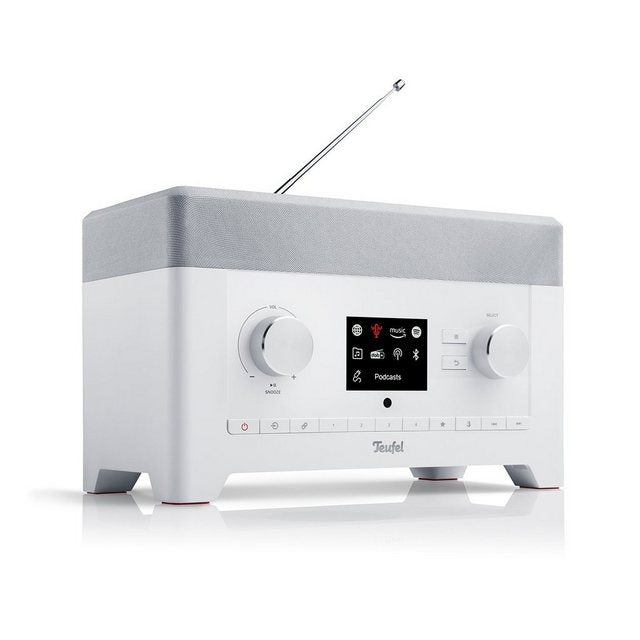 Teufel RADIO 3SIXTY Internet-Radio (Alarmfunktion, DAB+, FM - UKW, Internetradio, RDS, Senderspeicherplätze - FM, 30 W)