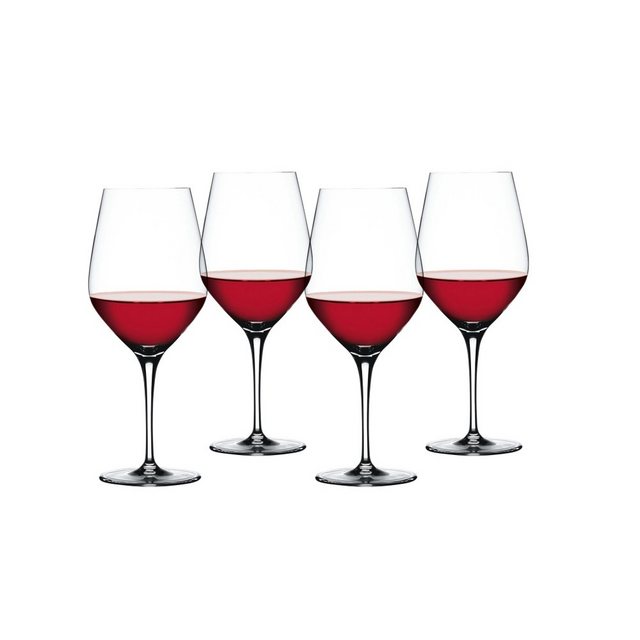 SPIEGELAU Weinglas Spiegelau Authentis Bordeauxglas 650 ml 4er Set, Glas