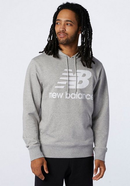 New Balance Kapuzensweatshirt NB ESSENTIALS STACKED LOGO FLEECE HOODIE