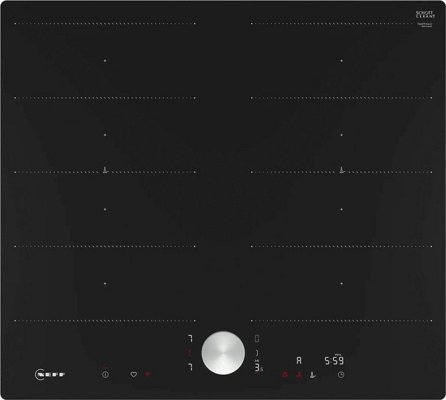 NEFF Flex-Induktions-Kochfeld N 90 T66PTX4L0, mit intuitiver Twist Pad® Bedienung