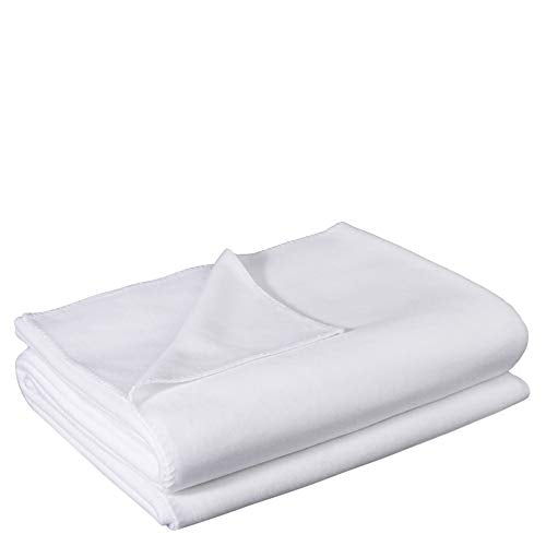 zoeppritz since 1828' Soft-Fleece-Decke – Polarfleece-Decke mit Häkelstich – flauschige Kuscheldecke – 160x200 cm – 000 white – von ’zoeppritz since 1828’, 103291-000-160x200