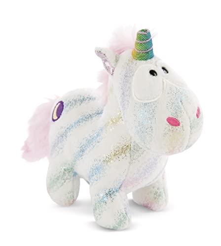 NICI Kuscheltier Einhorn Moon Keeper 13 cm – Stofftier aus weichem Plüsch zum Kuscheln und Spielen, Plüschtier für Kinder & Erwachsene, 48625, ideal als Geschenk, weiß