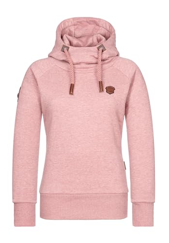 Naketano Mandy Spezial Women Hoody Kapuzenpullover (DE/NL/SE/PL, Alphanumerisch, XS, Regular, Regular, Pink Melange)