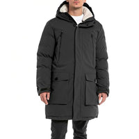 Thumbnail for Replay Herren Jacke Parka mit Kapuze, Black 098 (Schwarz), im Sale