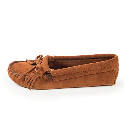 Minnetonka Damen Kilty Suede Moc 102 Mokassin, Braun (BrownBrown), 41 EU im Sale