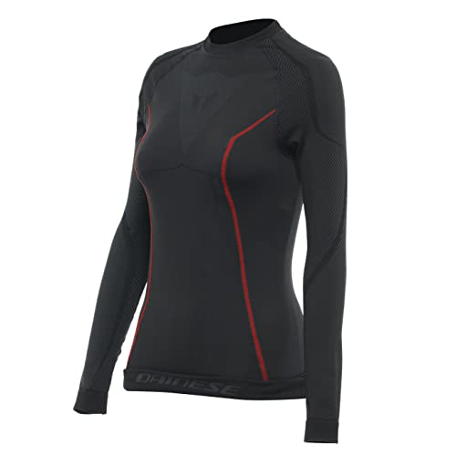 Dainese Damen Thermo LS Lady Baselayer-Shirt, Schwarz/Rot, XS/ im Sale