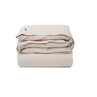 Thumbnail for Pin Point Beige Cotton Duvet Cover, Beige, 135x200