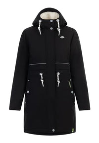 Thumbnail for Schmuddelwedda Damen Winterparka, Schwarz, XL im Sale