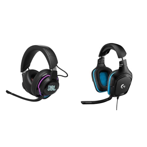 JBL Quantum 910 Over-Ear Gaming Kopfhörer – Wireless 2 & Logitech G432 kabelgebundenes Gaming-Headset im Sale