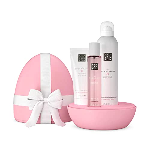 The Ritual Of Sakura Limited Edition Rituals Easter Eggs: Duschgel 200 ml, Handbalsam 70 ml, Eau de Parfum 15 ml, Lippenbalsam + 1 kostenlose Teeuntertasse im Sale