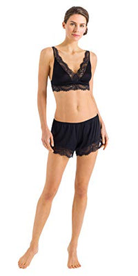 Thumbnail for HANRO Damen Laila Soft Cup Bra Geformerter BH, Schwarz, X-Small im Sale