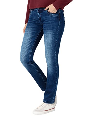 Timezone Damen Slim TahilaTZ Jeans, Lush Blue wash, 31/32 im Sale